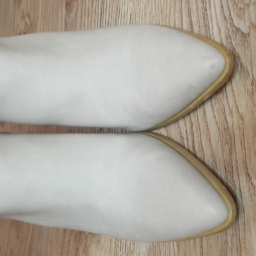 Mi.im Womens Beige Low Block Heel Booties Size 6.5 - Picture 3 of 16